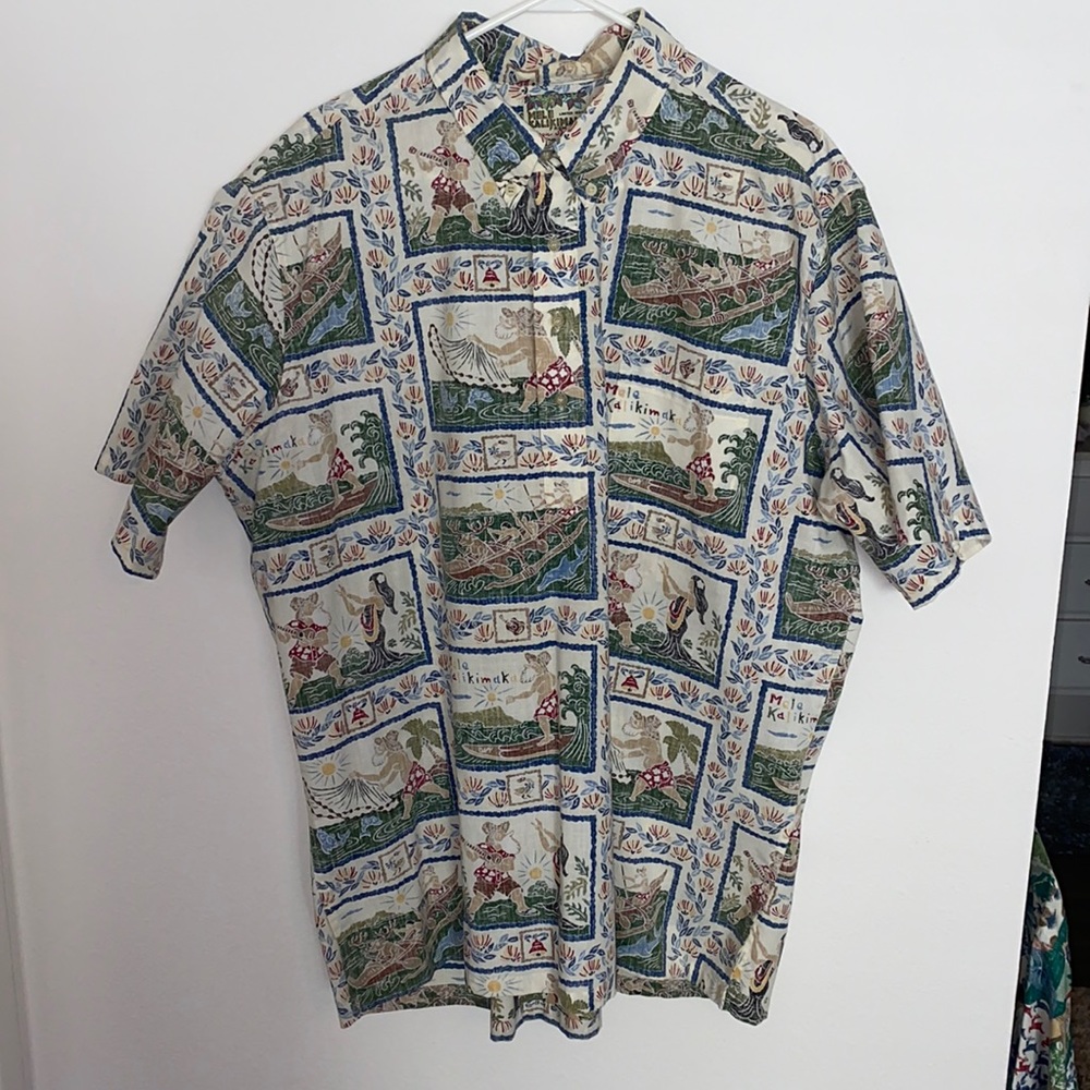 Reyn Spooner Mele Kalikimaka 2003 shirt, XXL
